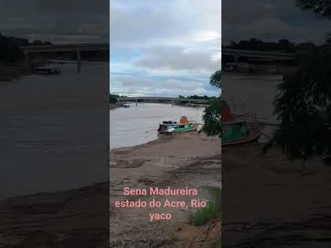 Rio yaco sena Madureira Acre, nase na cordilheira do zanjo no Peru