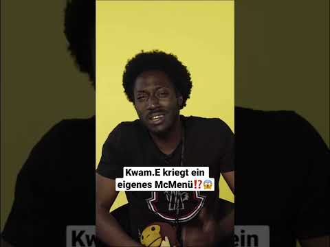 Kwam.E kriegt ein eigenes McMenü⁉️😱 |#shorts