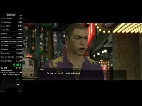 Yakuza Kiwami Speedrun - Any% (Easy) - 2:11:55