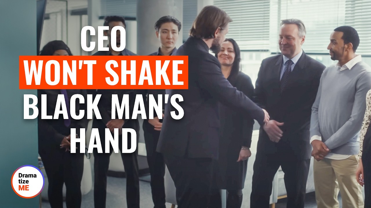 CEO Won't Shake Black Man's Hand | @DramatizeMe