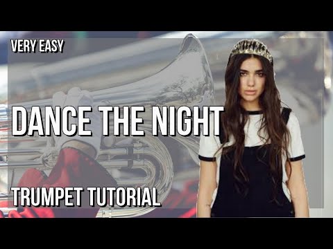 SUPER EASY: How to play Dance The Night  by Dua Lipa on Trumpet (Tutorial)