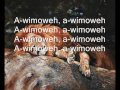 The Lion Sleeps Tonight - The Tokens (With On Screen Lyrics)
