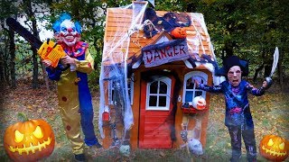 EFFRAYANTS DÉGUISEMENTS D'HALLOWEEN & CABANE HANTÉE 👻🎃