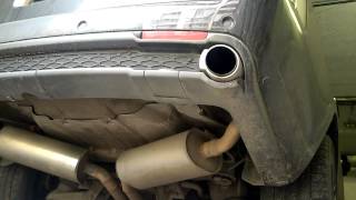 Exhaust sound on the cold without pressure Range Rover Supercharged