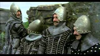 The Monty Python and Holy Grail, The English meet the French castle - French subtitles