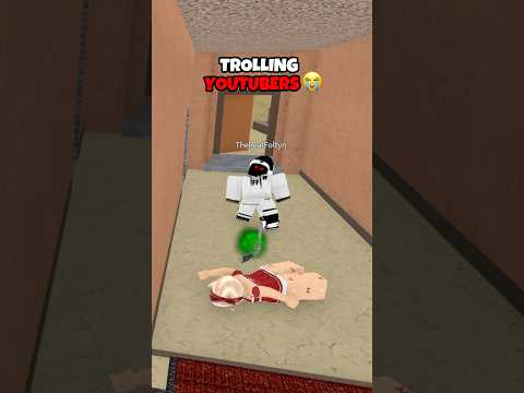 TROLLING YOUTUBERS WITH ADMIN IN MM2😂 #mm2 #roblox #robloxshorts