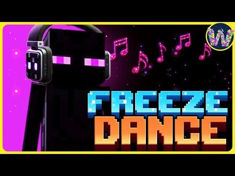 Minecraft Freeze Dance ⚡️ Brain Break for Kids ⚡️ Just Dance ⚡️ Coach W ⚡️ Jump Challenge