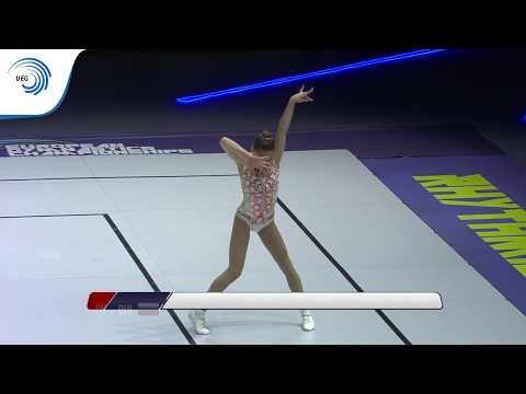 Borislava IVANOVA (BUL) - 2019 Junior Aerobics Europeans, individual women final
