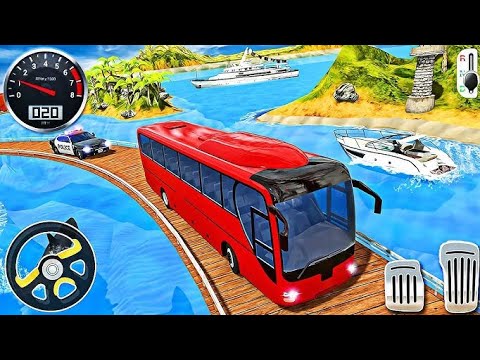 Uphill Offroad Bus Driving Simulator - Offroad Coach Bus Driving Simulator - Android GamePlay