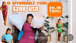 HUGE TEMU HAUL + TRY ON | BEST ONLINE STORE TO SHOP ?