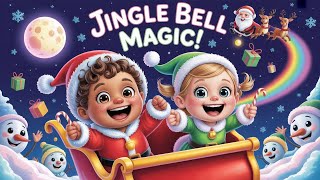 Jingle Bell Jingle Bell | Christmas Song for Kids | Toddler Rhymes | Santa Claus Dance Sleigh Ride