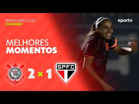 Gols e lances de Corinthians x São Paulo