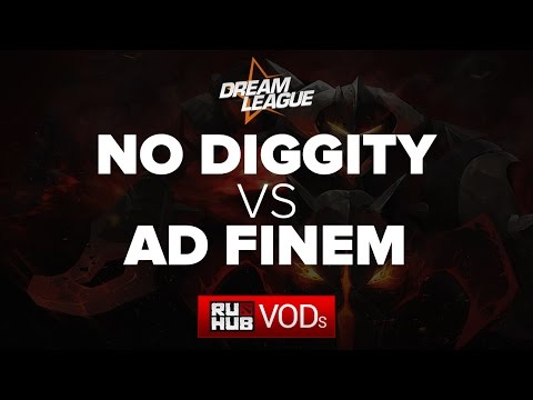 No Diggity vs Ad Finem, DreamLeague Season 5, Game 1