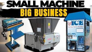Top 5 low cost machines with better investment return