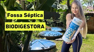 FOSSA SÉPTICA BIODIGESTORA APÓS 2 ANOS DE USO + LIMPEZA DA CAIXA DE GORDURA com Bio Cubo SUPERBAC