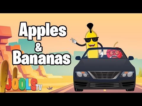 Apples and Bananas Song | Jools TV Nursery Rhymes + Kids Songs | Trapery Rhymes