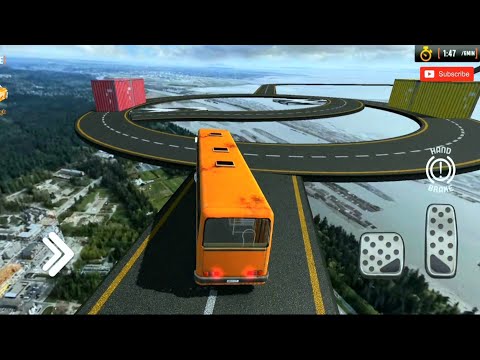 Impossible Bus Driving: Crazy Stunt Driving Simulator 2020