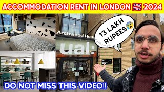My 13 Lakh Indian Rupees Student Hostel in London, UK 🇬🇧 | How to book your accommodation JAN 2024?