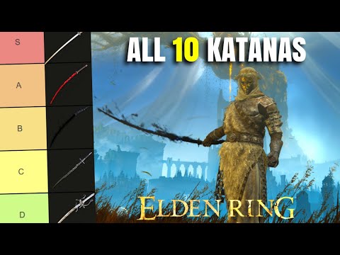 Best Elden Ring Katana? All 10 Katanas Ranked! Weapon Tier List Patch 1.16