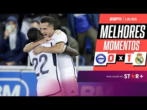 Gols e lances de Alavés x Real Madrid
