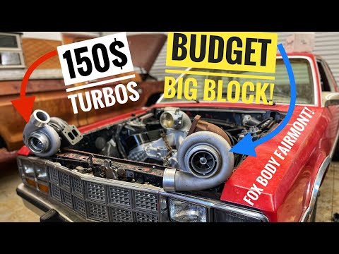 Budget twin turbo big block Fairmont drag car build
