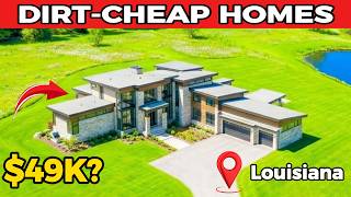 DIRT-CHEAP Properties in Louisiana With Land! Real Estate GoldMines!