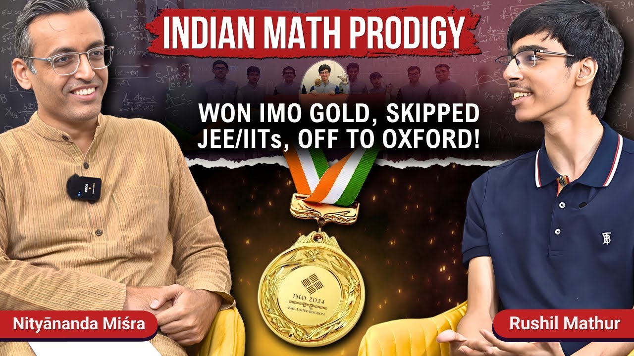 Podcast 06 | Indian math prodigy on IMO and JEE | Ft. IMO Gold Medalist Rushil Mathur | Eng