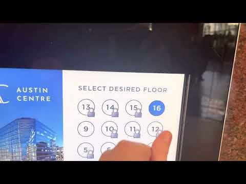 Insane 700 FPM Dover/ThyssenKrupp Traction Elevators @ Austin Centre Offices, Austin, TX