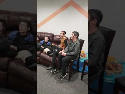 Shir Vshevach boys rehearsal for a upcoming performance