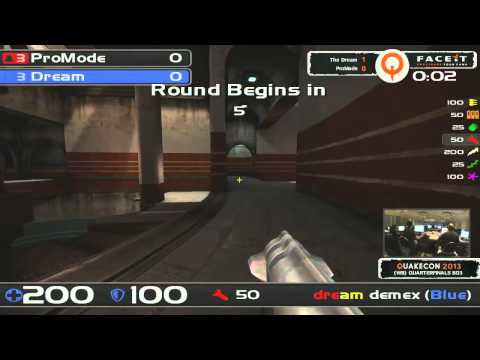 QuakeCon 2013: CA (WB) QUARTER FINAL - dream vs Pro Mode