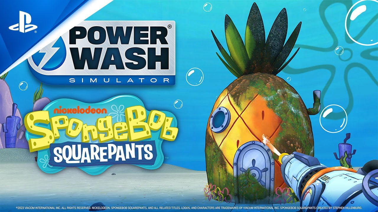 Vídeo de jugabilidad de PowerWash Simulator: SpongeBob SquarePants Special Pack  Todas las Plataformas