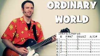 Ordinary World Chords &amp; Guitar Tab with Guitar Lesson by Duran Duran