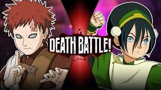 Gaara VS Toph | DEATH BATTLE!