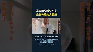足を細く軽くする 最強の筋肉大腰筋