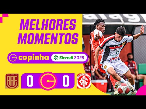 FLAMENGO DE GUARULHOS 0 X 0 INTERNACIONAL | MELHORES MOMENTOS | 3ª RODADA | COPINHA 2025