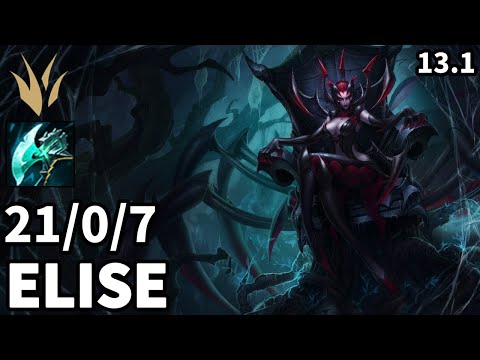 Elise Jungle vs Kayn - KR Master  | Patch 13.1