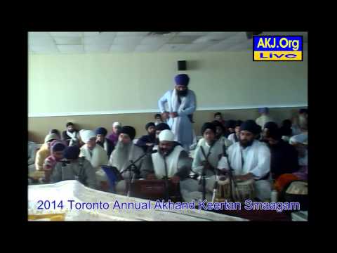 059 Toronto July 2014 Smaagam - Thursday Morning Keertan - Bh. Davinderbir Singh Jee
