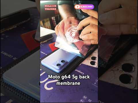 Motorola g64 5g 📲🥰 mobile back skin protector | moto g64 back membrane protection #trend #motog64