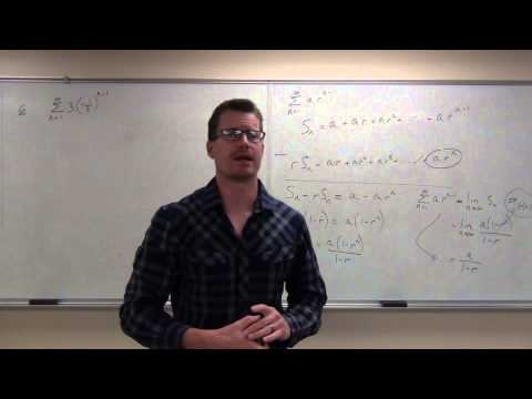 Calculus 2 Lecture 9.2:  Series, Geometric Series, Harmonic Series, and Divergence Test