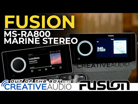 Garmin Fusion Apollo MS-RA800 Marine Stereo Unboxing & Overview | Out of the Box