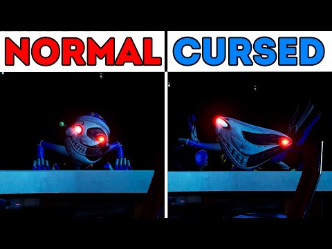 NORMAL vs CURSED Sundrop and Moondrop – FNAF Security Breach