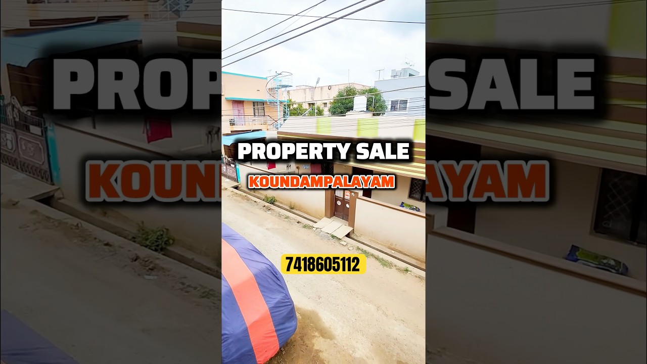 Koundampalayam North East Corner property for sale