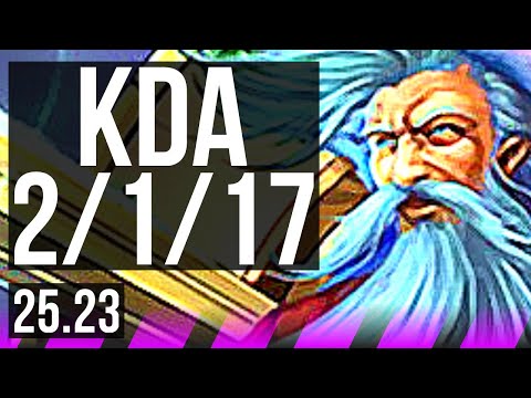ZILEAN & Zeri vs SYNDRA & Jhin (SUP) | 2/1/17 | EUW Master | 25.23