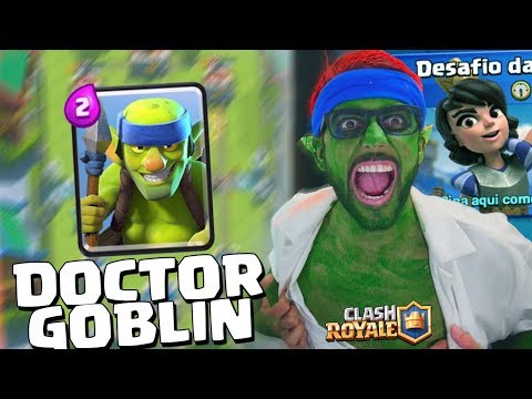 CUMPRI O DESAFIO!!! VIREI UM GOBLIN NO DESAFIO DA PRINCESA DO CLASH ROYALE!!!