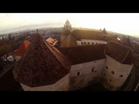 Aerial view Fagaras