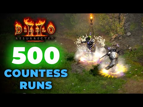 It's raining runes! - Countess generosity over 500 runs - Diablo 2 Resurrected