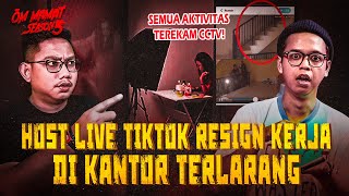 Download lagu TEREKAM PAS LAGI LIVE! SATU KANTOR PADA KABURRR : KISAH HOROR HOST LIVE TIKTOK #OMMAMAT mp3