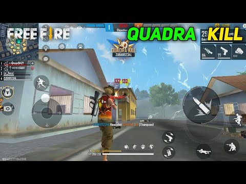 Quadra Kill || Clash Squad Free Fire || Clash Squad Ranked Gameplay || M Z Gaming