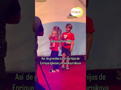 Anna Kournikova with her & Enrique Iglesias three children at Circus Vazquez in Miami