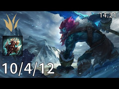 Trundle Jungle vs Graves - EUW Master | Patch 14.21